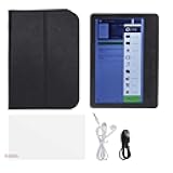 Yoidesu E Reader, 7in Portable Color TFT LCD 16:9 Screen HD Black E Reader Books with Navigation and Protective Case(16GB)