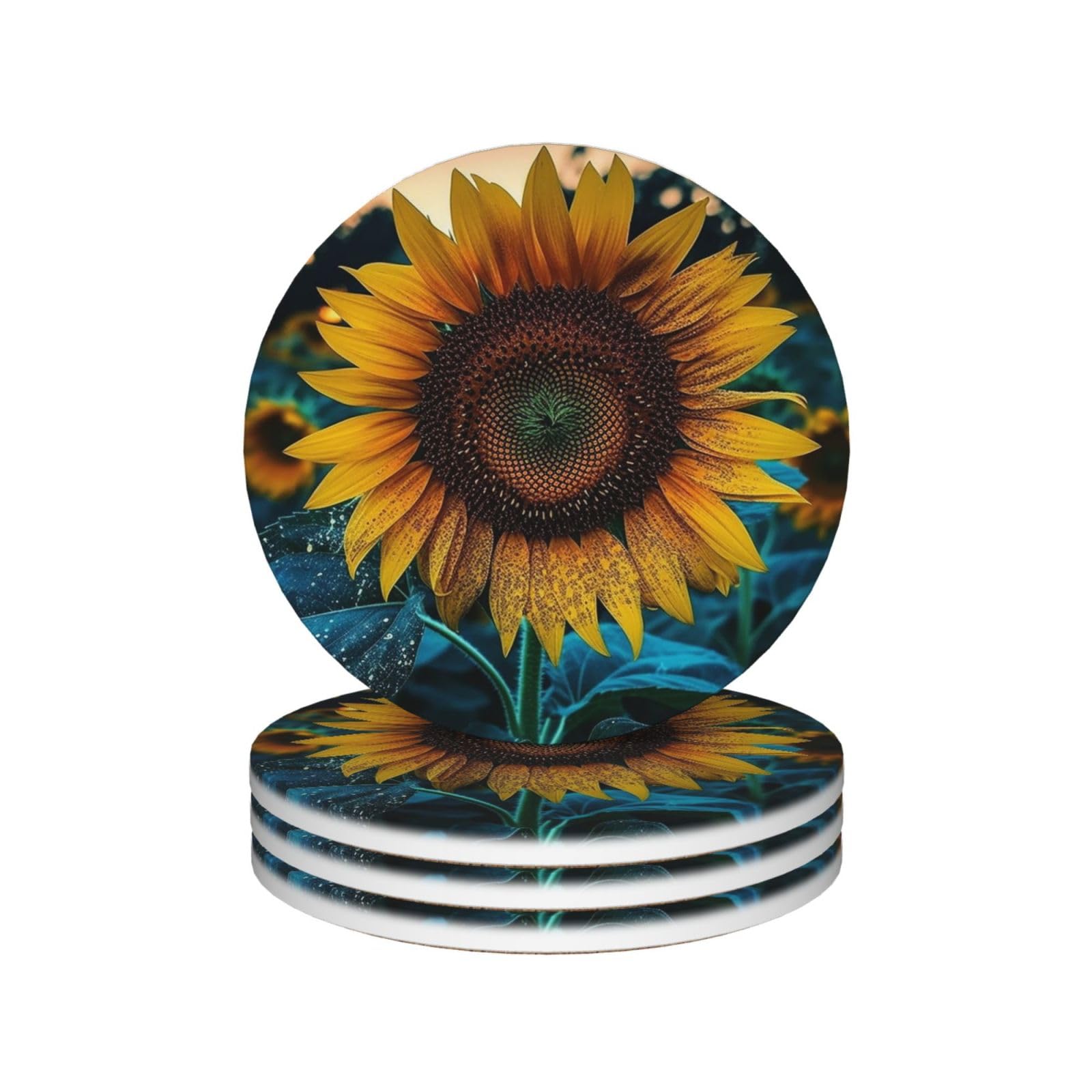Dessous de verre absorbant en céramique pour éviter les taches sur la table basse
