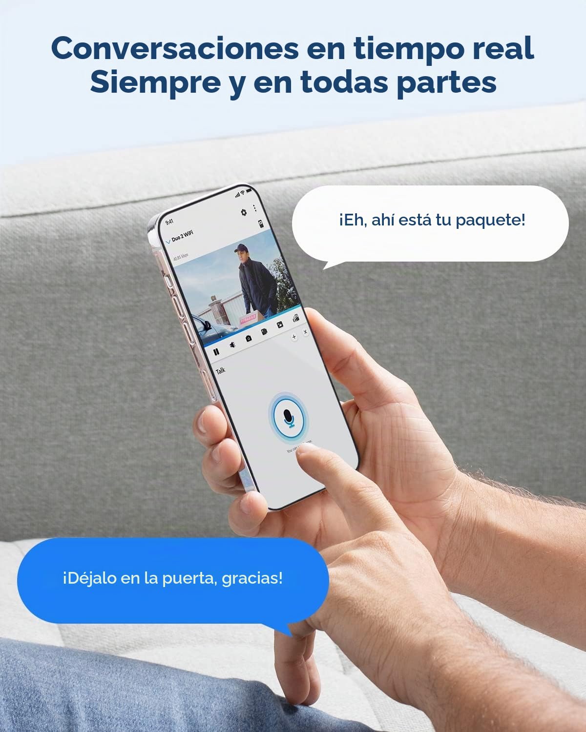 Reolink Cámara Exterior WiFi 4K, Duo 2 WiFi, Doble Lente (Reacondicionado) | Doble Lente, Ultra Gran Angular 180°, Detección Persona/Vehículo/Mascota, WiFi 2,4/5GHz, Visión Nocturna Color, Audio 2 Vías