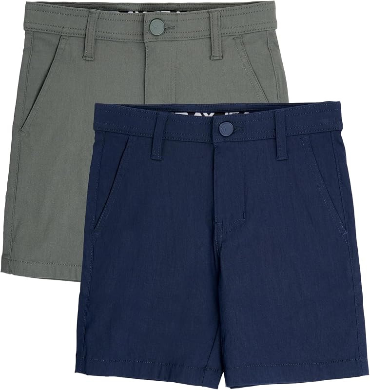 Boys Golf Shorts, Stretch Chino School Uniform Short (2T-18)