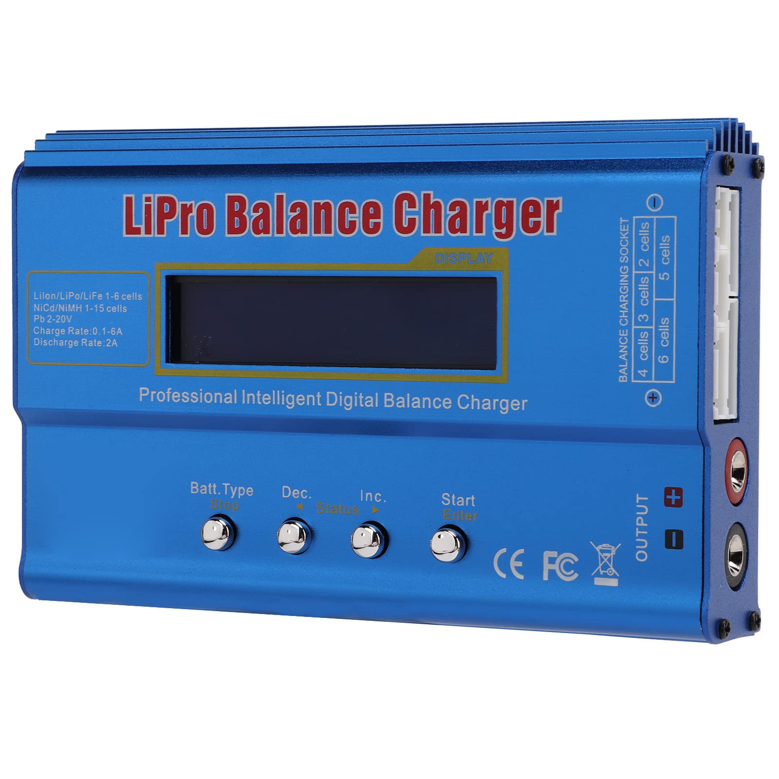 Chargeur D'équilibre Multifonctionnel en Alliage D'aluminium, Mini Chargeur 80W pour Hélicoptère RC