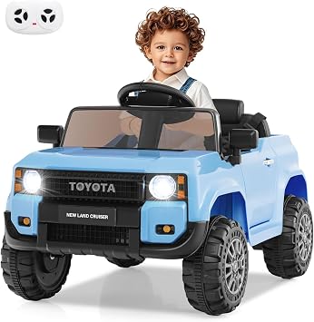 Licensed Toyota Kids Ride on Car by INFANS with Parent Remote Control, Blue
