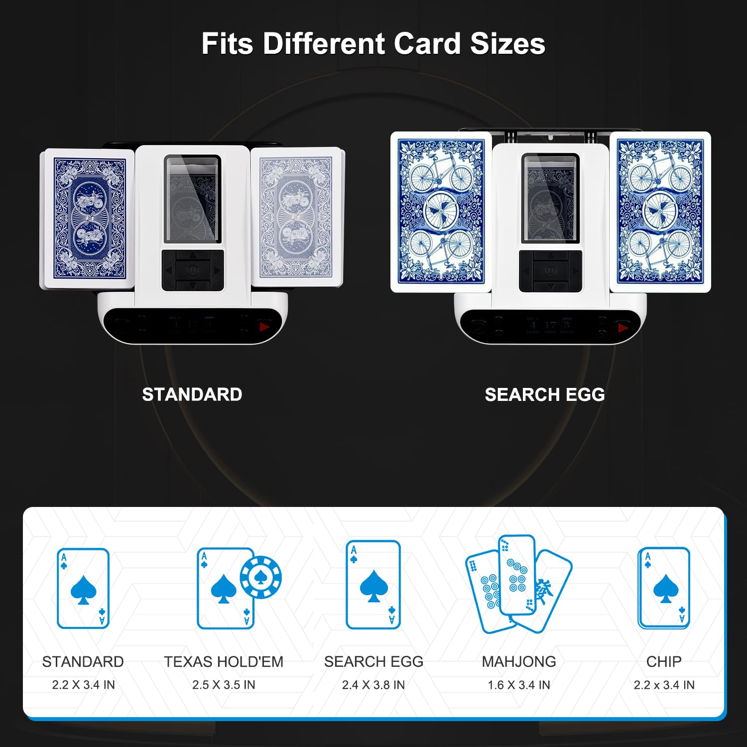 Mischiatore Di Carte Weidebach Con Manovella Dorata | Include 2 Mazzi Di Carte E Ricambi - Foto 4