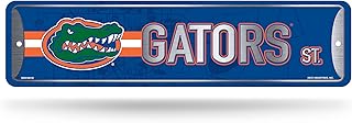 Rico Industries NCAA Metal Street Sign Metal Street Sign 4" x 15" Home Décor - Bedroom - Office - Man Cave