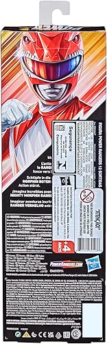 Miniatura 3 de Power Rangers Mighty Morphin Red Ranger - Figura de acción de 12 pulgadas inspirada en el programa de televisión clásico, con accesorio de espada de