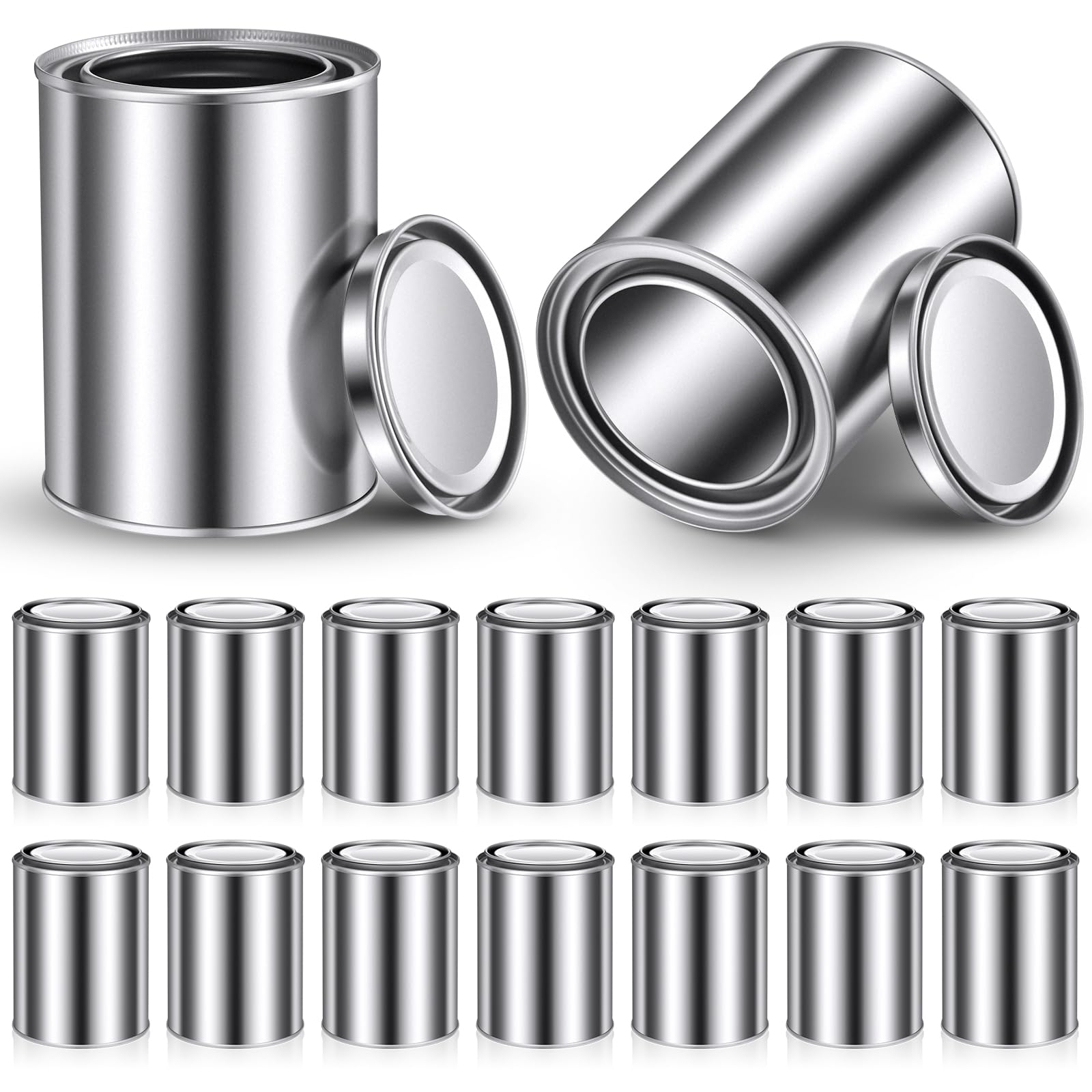 Bulk Empty Paint Cans - 50 Pack -8