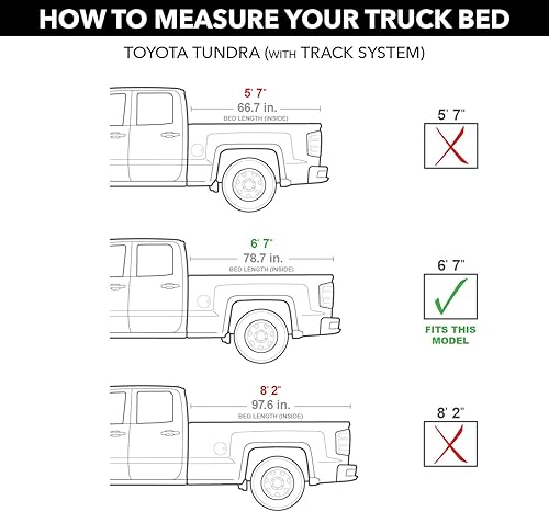 Miniatura 2 de RealTruck Extang Trifecta 2.0 - Cubierta plegable suave para caja de camioneta | 92466 | Se adapta a Toyota Tundra 2014 - 2021 con sistema de rieles
