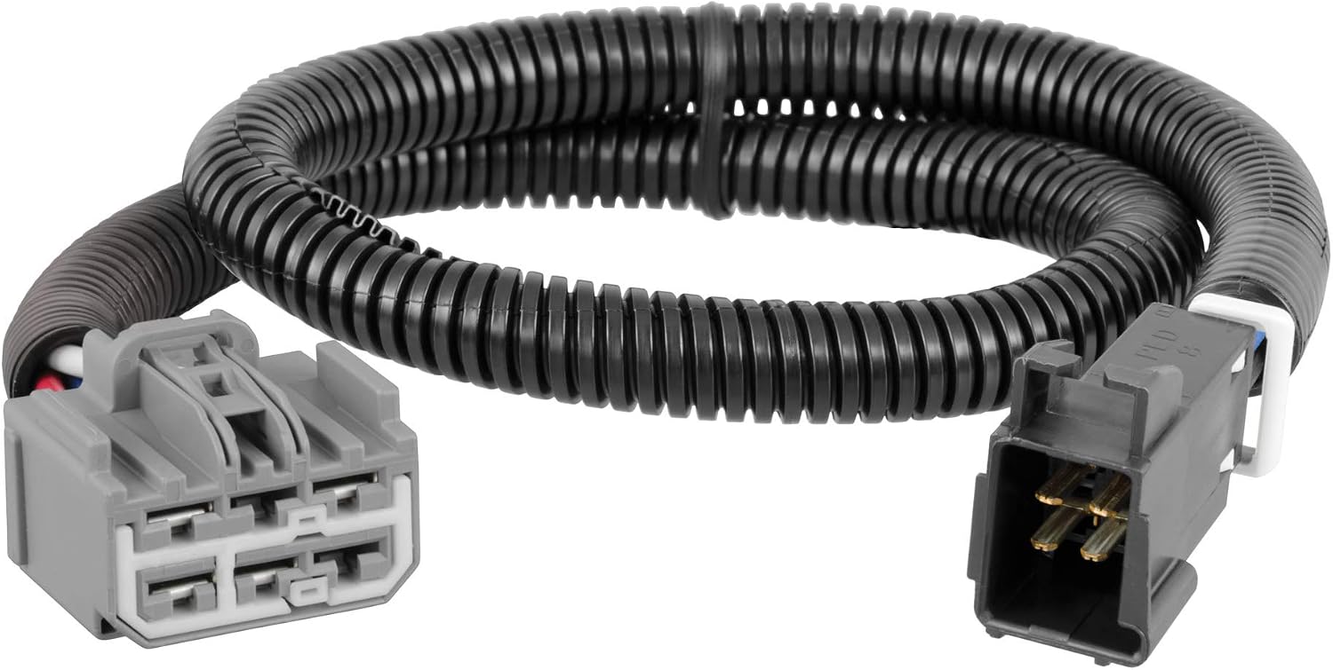 CURT 51423 Quick Plug Electric Trailer Brake Controller Wiring Harness, Fits Select Buick Enclave, GMC Acadia, Chevrolet Traverse, Saturn Outlook