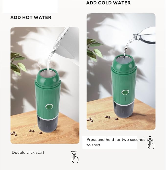 Cafetera Portátil con Presión 19 Bar para Latte y Capuchino, Uso Hogar y Oficina miniatura 4