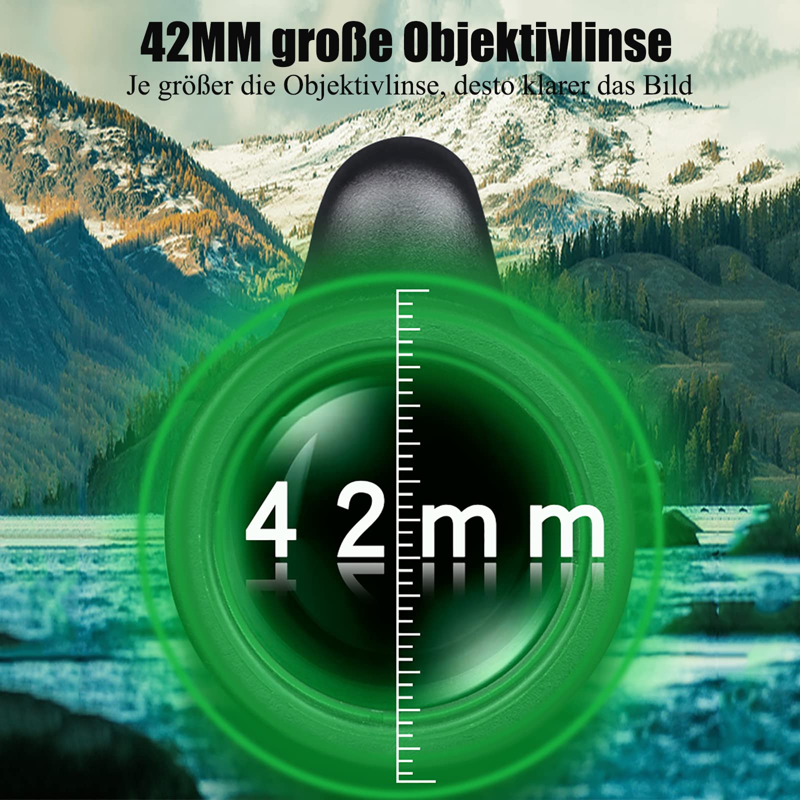 Monoculaire monoculaire zoom 10-30x avec prisme BAK4 FMC pour adulte avec support et trépied Vision basse lumière claire pour l'escalade, les jeux de ballon, les concerts