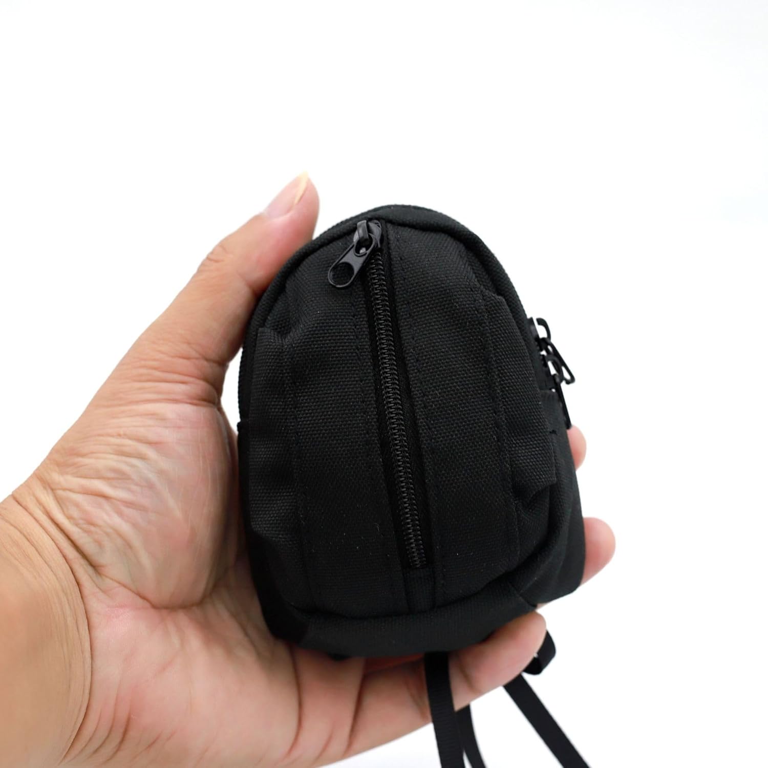 RC Car 1/10 Proportion Simulation Backpack Storage Bag Handbag Decoration for LOSI 1/4 Promoto-MX Motorcycle Upgrade Parts Accessories (Black)