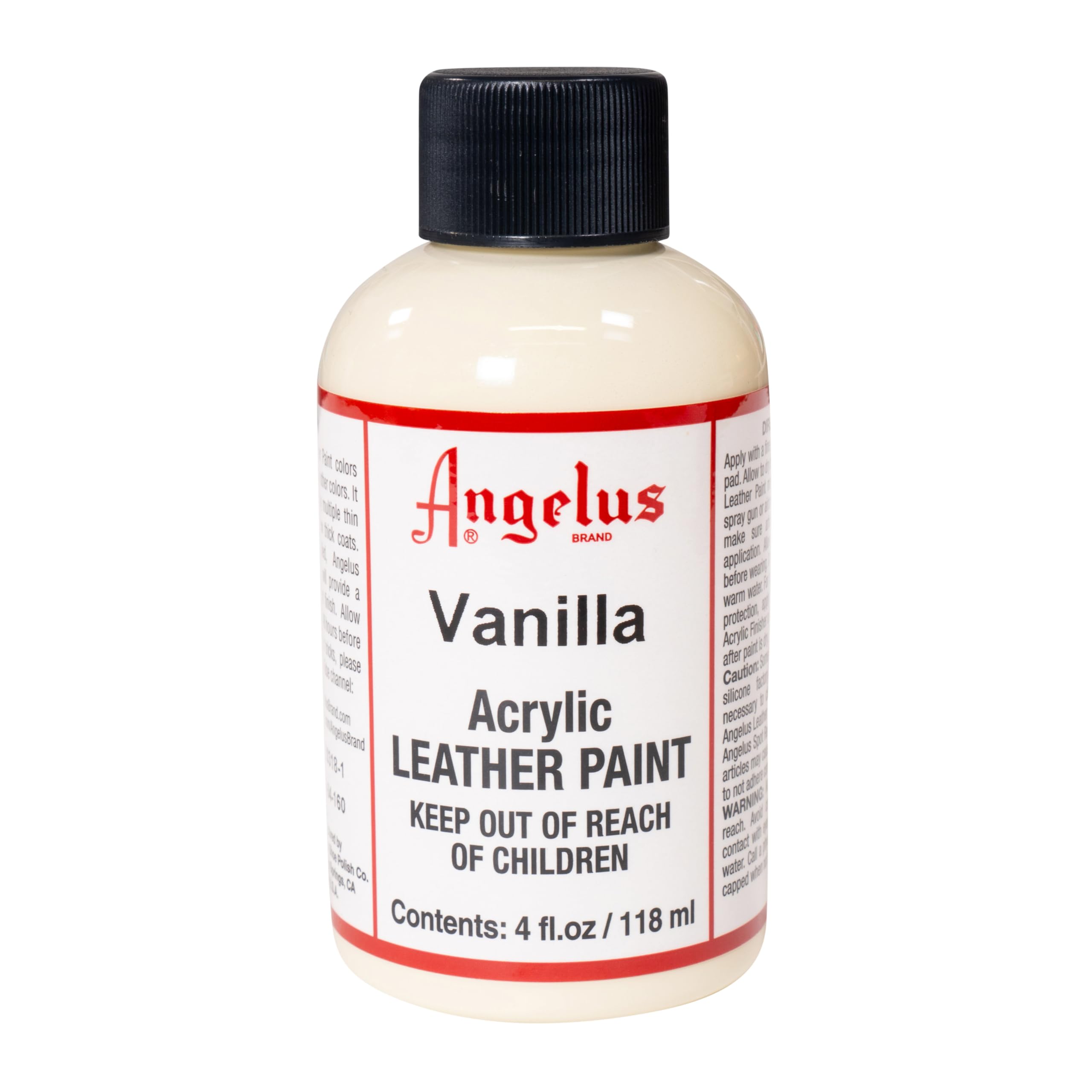 Angelus Leather Paint 4 oz Vanilla