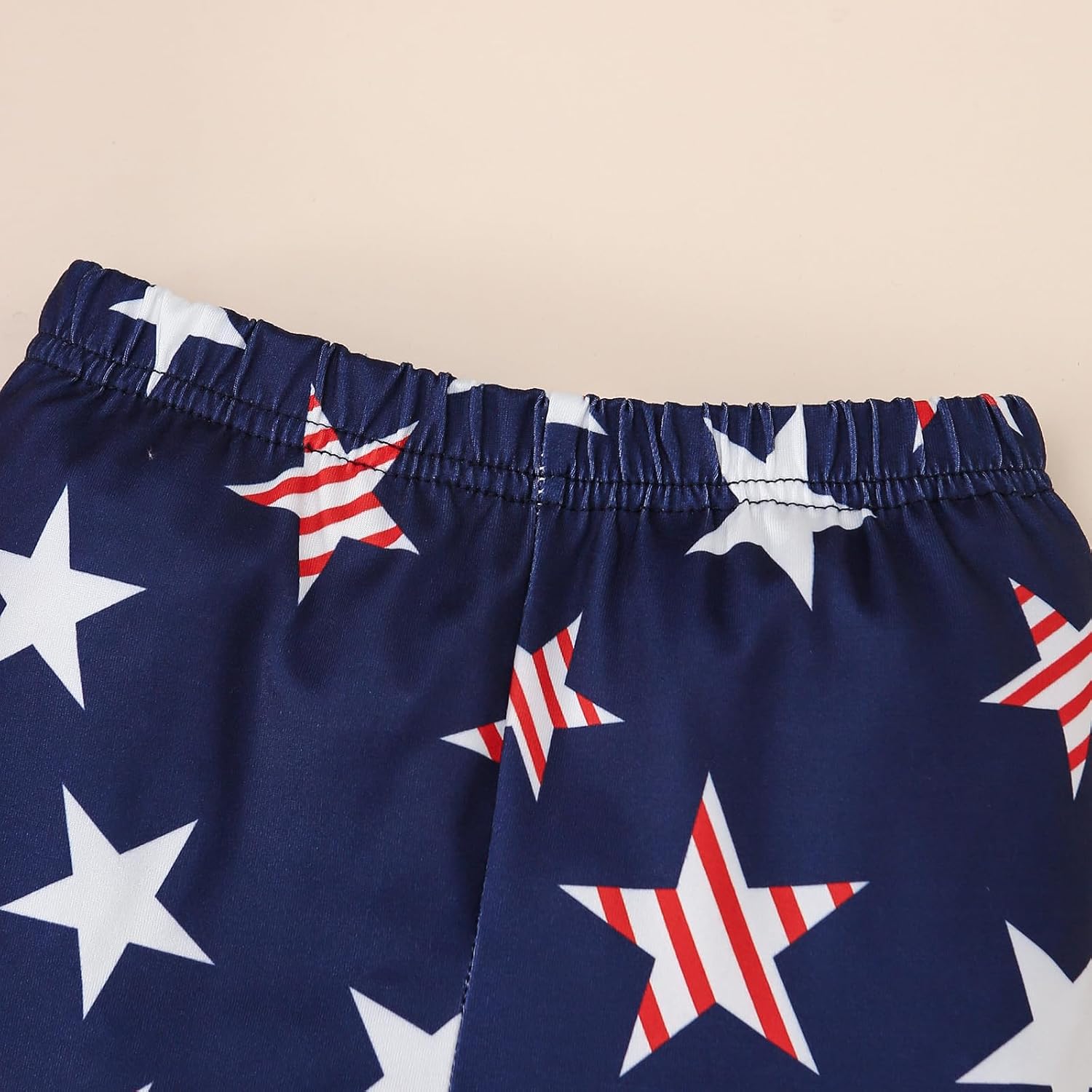 Goodplayer Toddler Girls 4th of July Outfit Kids Girls American Clothes USA Fourth of July Dress Shirt Pants Set
