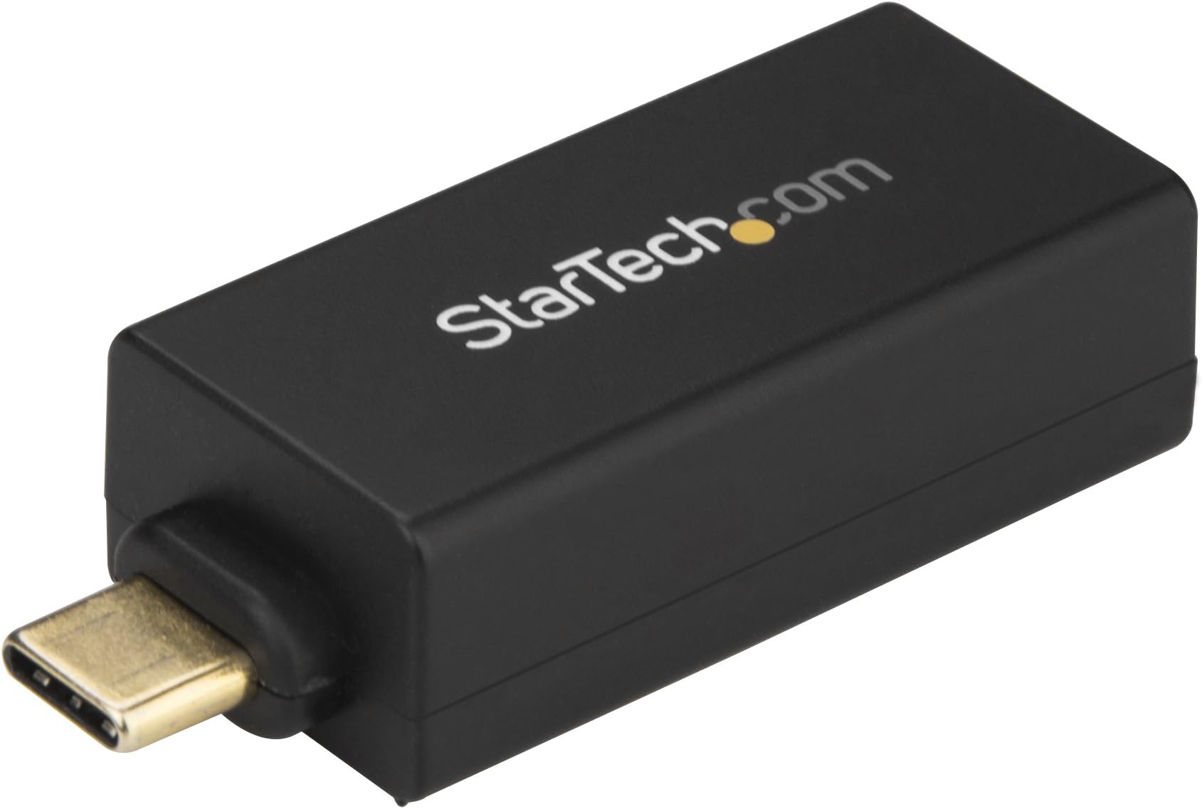 StarTech.com USB C to Gigabit Ethernet Adapter - 1Gbps NIC USB 3.0/USB 3.1 Type C Network Adapter - 1GbE USB-C to RJ45/LAN Port Thunderbolt 3 Compatible Windows MacBook Pro Chromebook (US1GC30DB)