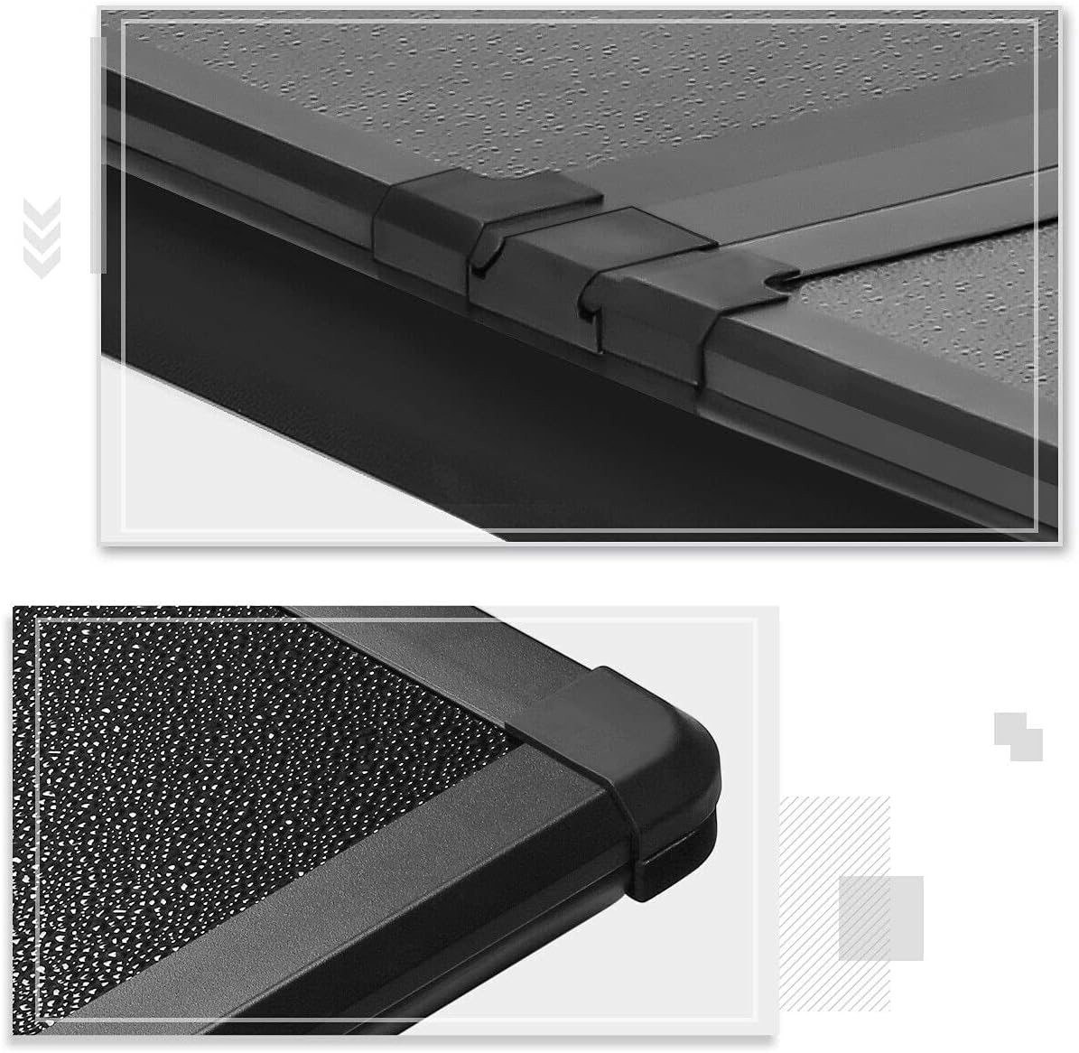 Buy Hard TriFold Truck Bed Cover for 2007 2014 Chevrolet Silverado/GMC Sierra, Cargo Tonneau