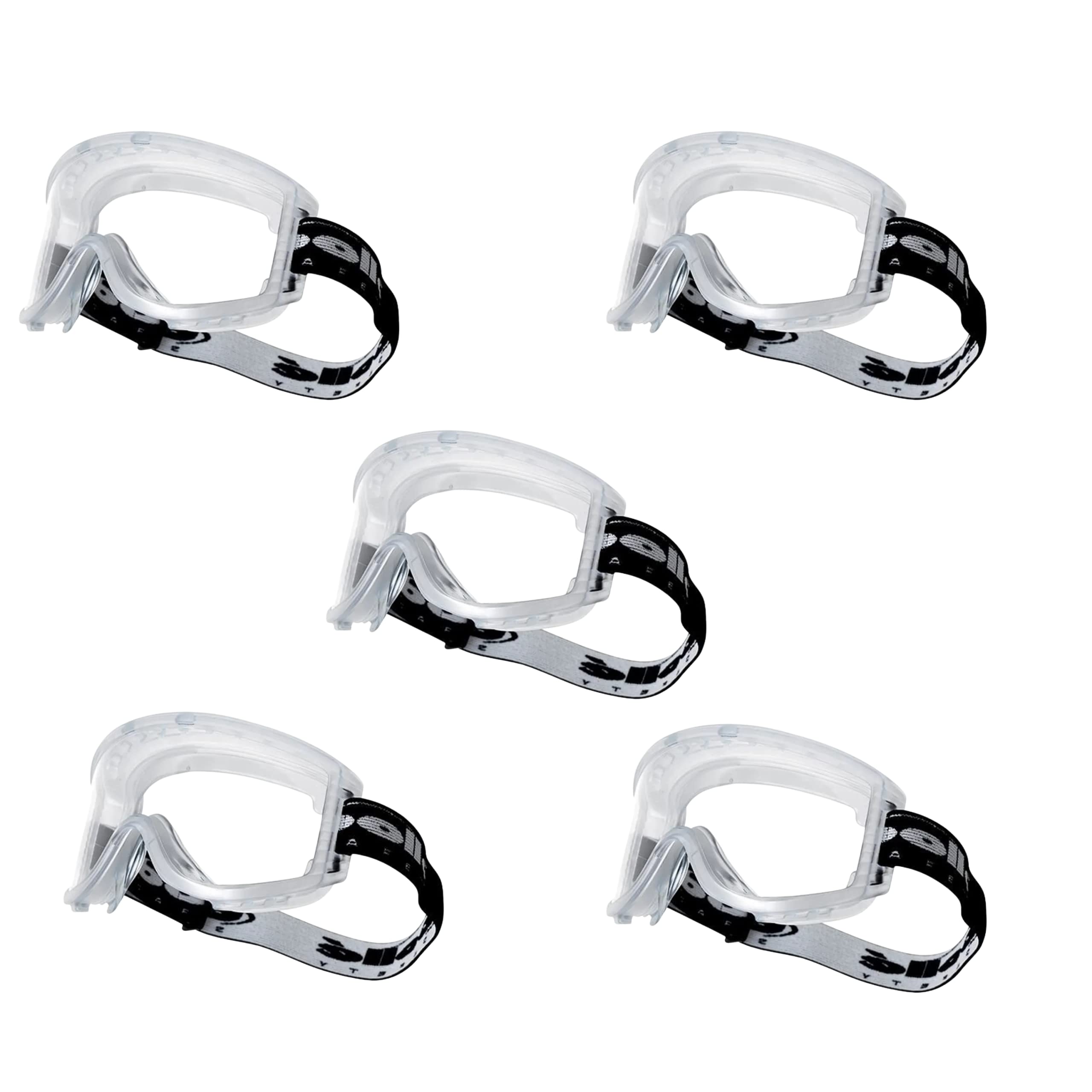DSTOCK60 - BOLLE Schutzbrille - Attack II ATPSI - Anti-Kratzer und Antibeschlag - Wasserdichter Rahmen - Heimwerker, Gartenarbeit, Industrie...