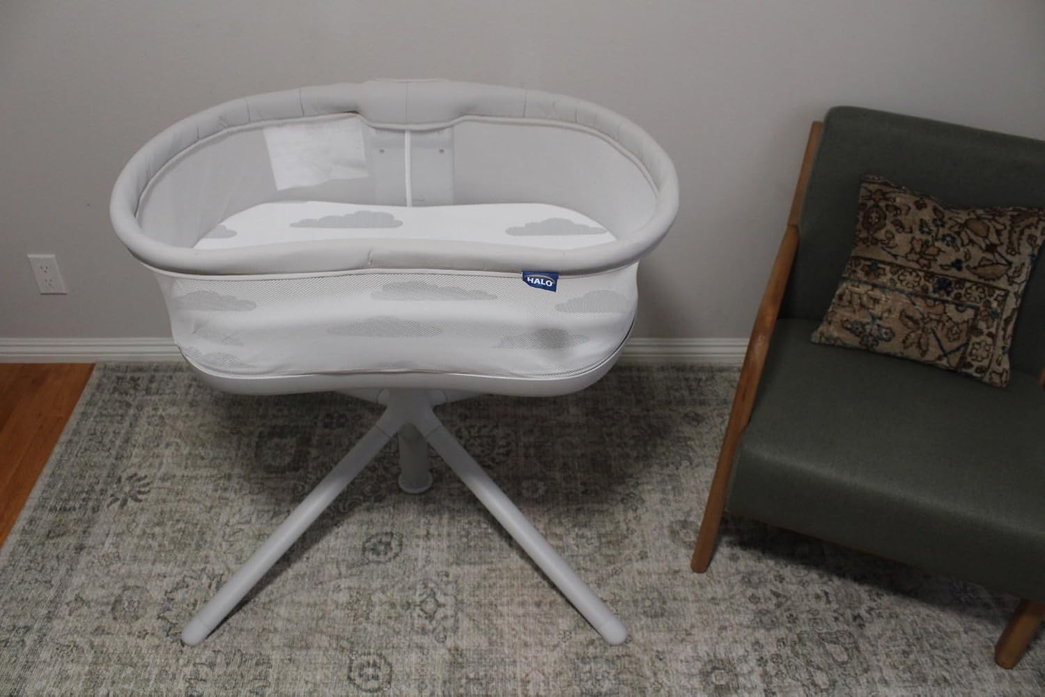 Baby Bassinet Mattress Topper, Waterproof Replacement Pad with Removable & Washable Mattress Covers (for Halo Bassinest Sleepers) image 2