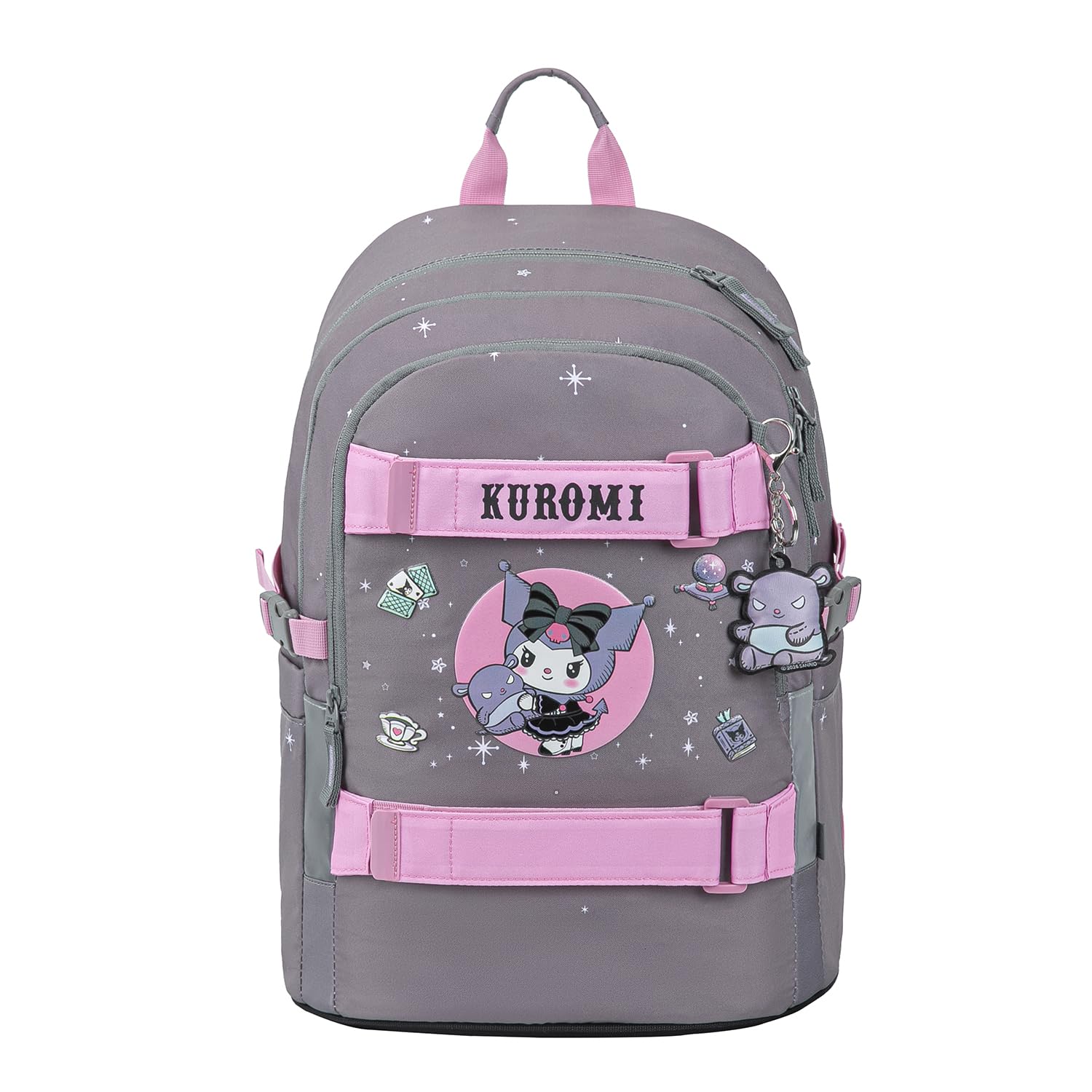 Baagl Juego de Mochila Escolar para niños de 3 Piezas (Mochila de monopatín, Estuche, Bolsa de Deporte), Mochila Escolar a Partir de 3ª Clase, Mochila Escolar Primaria con Correa para el Pecho