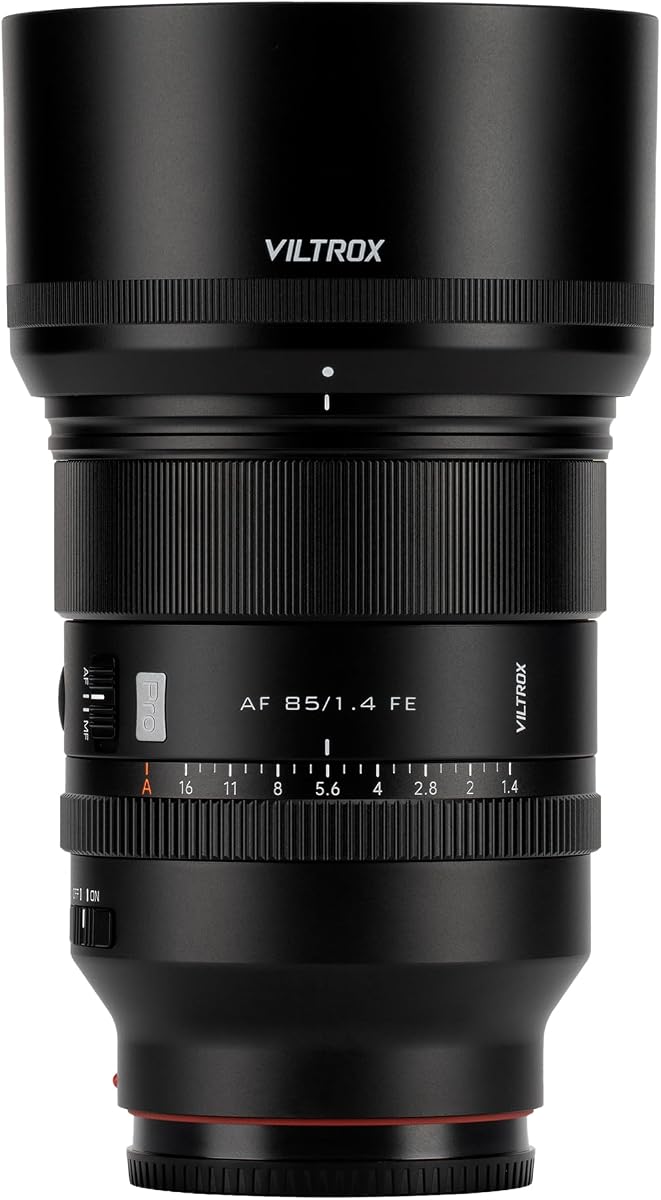85mm f1.4 Pro FE Lens, AF 85mm f/1.4 FE for Sony E-Mount, Portrait Lens for Sony FE a7iv a7c ii a7rv a9iii zve1 fx3 ev-e10 ii a6700 a6600