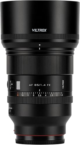 VILTROX 85mm F1.4 Pro FE, AF Full Frame Lens for Sony e Mount, Telephoto Auto Focus Prime Portrait Lens for Sony a7Ⅳ a93 a7SⅢ a7Ⅲ a6600 ZV-E10 a5000 FX30 a9 ZV-E10II