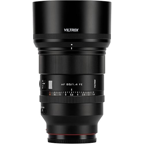 VILTROX 85mm f1.4 Pro FE Lens, AF 85mm f/1.4 FE for Sony E-Mount, Portrait Lens for Sony FE a7iv a7c ii a7rv a9iii zve1 fx3 ev-e10 ii a6700 a6600