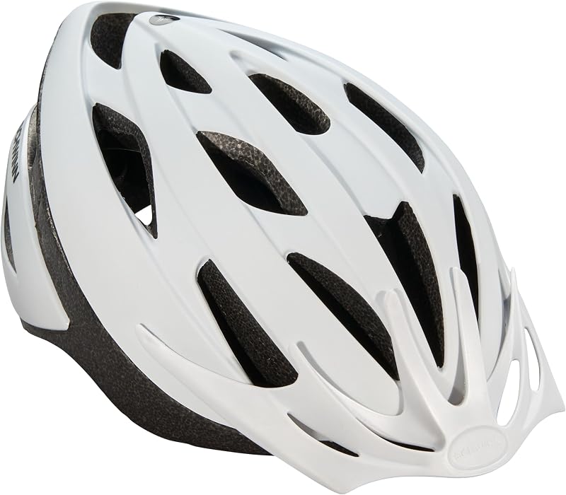 Thrasher Helmet for Adults, Size 58-62 cm for Riders Ages 14+, Microshell, Adjustable Dial & Straps, Interior Padding, Air Vents, Visor, Adult Bike Helmet