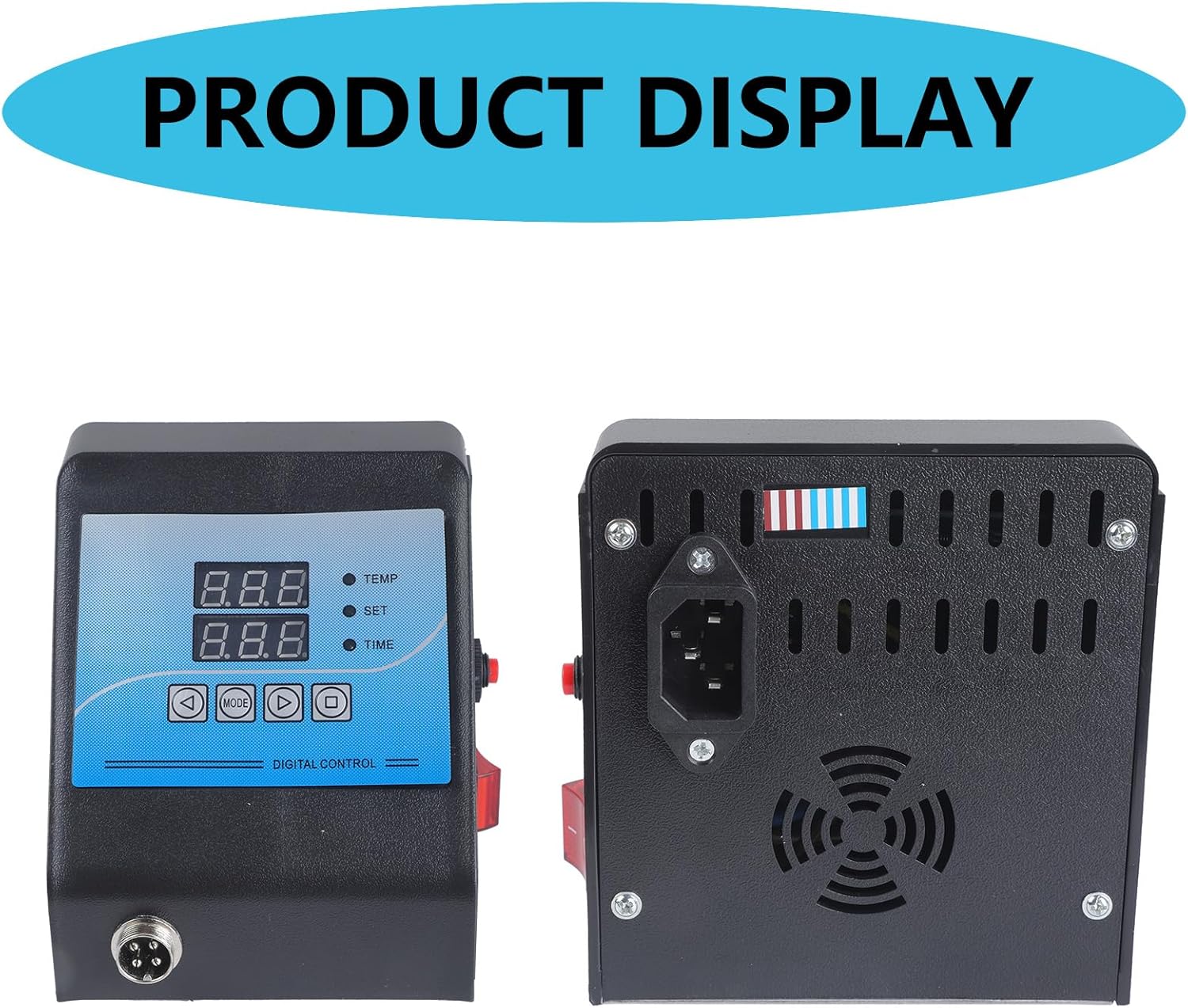 Digital Control Box 110V / 220V Temperature Controller Mug Plate Stone Photo Press Machine Control Box Controller