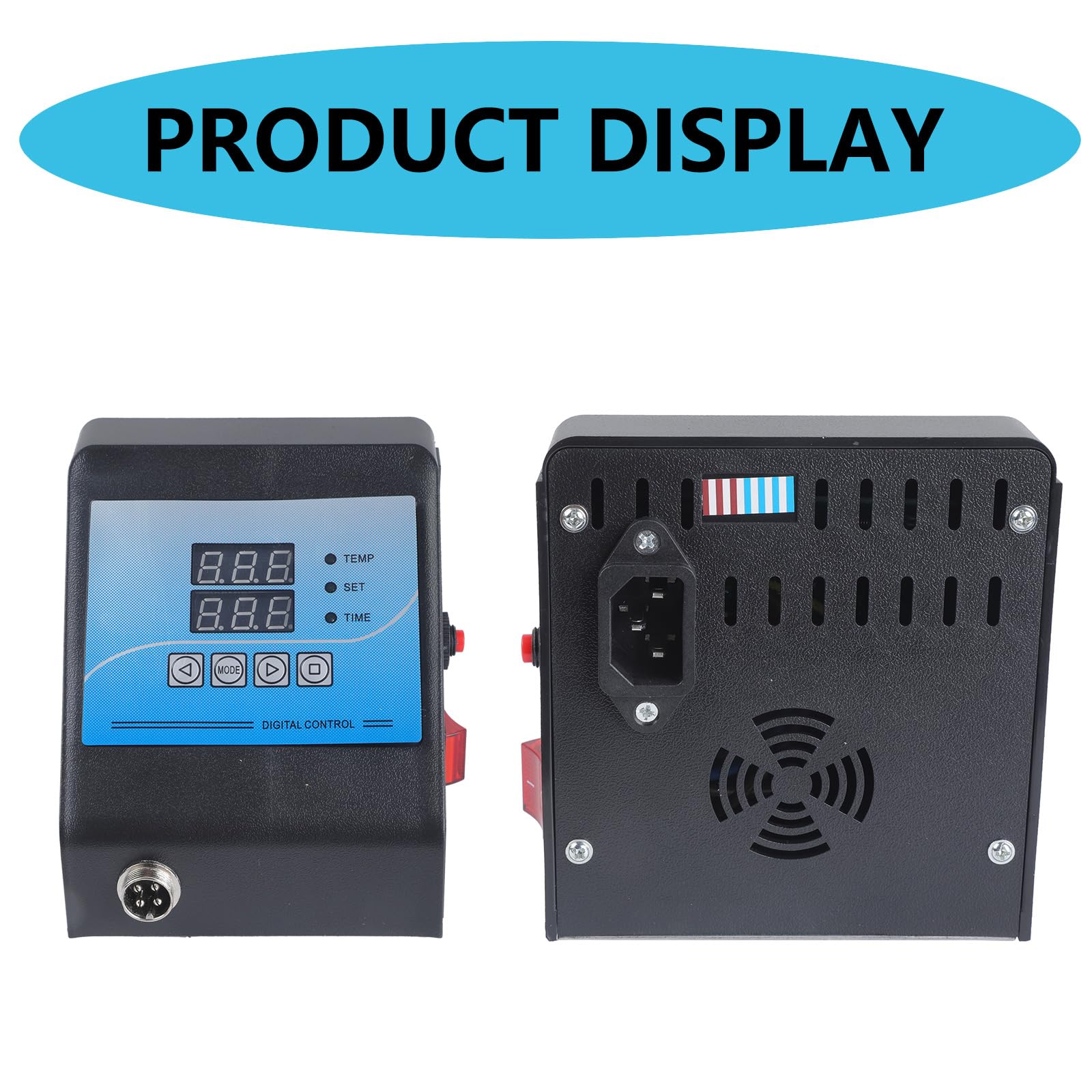 Caja de 110 V / 220 V impresora de transferencia de calor controlador de temperatura de la taza de la placa de la prensa de la máquina