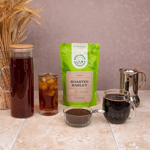 Miniatura 6 de Worldwide Botanicals Cebada tostada orgánica AKA Orzo Mugicha Boricha Damaicha la alternativa de café favorita de Italia sin cafeína prepara como