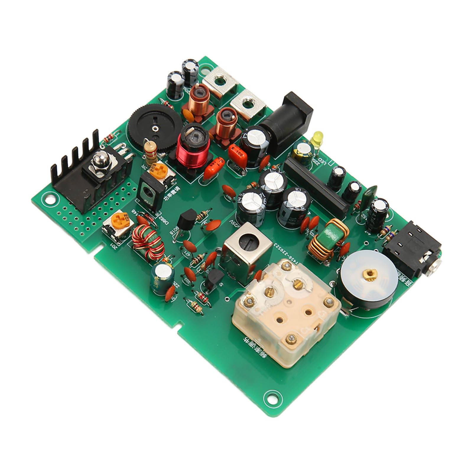 Transmisor Am de Onda Media de Radio, 530-1600 KHZ Potencia de Transmisión Ajustable Transmisor de Onda Media de Radio Entrada de Sonido de 3,5 Mm para Reproductor de CD