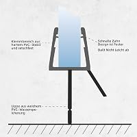 KOOBON Zuhanytömítés 2x80 cm - Víztaszító PVC Tömítőprofil 4-6 mm Vastag Üvegajtókhoz, Zuhanykabin Szigetelő Csere Alkatrész 7