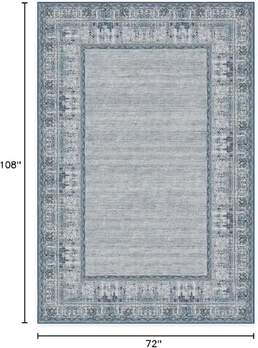 Miniatura 3 de RUGGABLE Zinnia - Alfombra lavable perfecta para sala de estar, dormitorio, cocina, apta para mascotas y niños, resistente a las manchas y al agua,