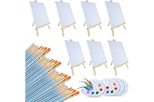 Premium Sip and Paint Art Set: Explore Your Creativity with 58 Essential Painting Tools