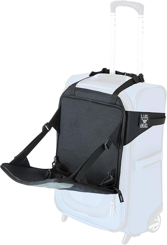 Lugabug Travel Seat for Kids, The Original and Patented Ride-On Suitcase for Toddlers, Child Carrier for Carry-On Luggage, Family Airport Travel Made Easy (Suitcase not Included)