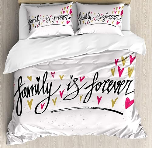 Miniatura 33 de Ambesonne Jukebox Duvet Cover Set, Digital Retro Print Party Themed Old Antique Music Radio, Decorative 3 Piece Bedding Set with 2 Pillow Shams,