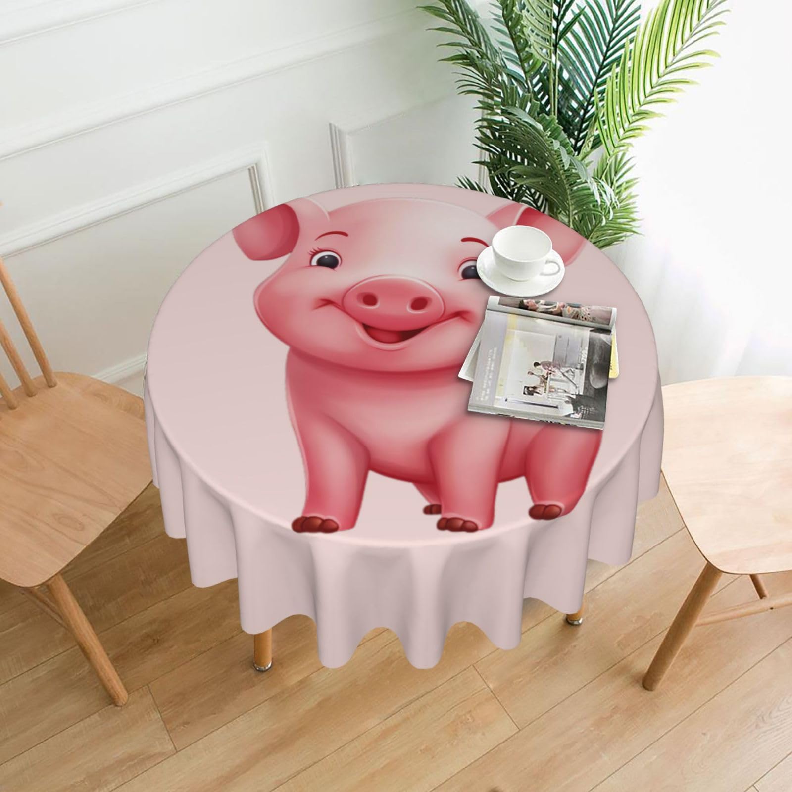 Nappe cochon de 60 pouces idéale pour repas de fête animés