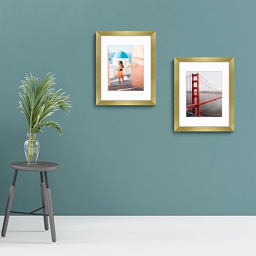 Vista 275 de Frametory, Portarretratos negro de 16 x 20 pulgadas, para fotos de 11 x 14 pulgadas con paspartú, molduras anchas (16 x 20 pulgadas, negro)