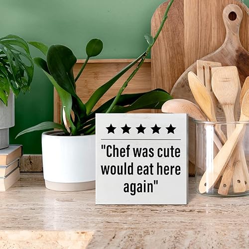 Miniatura 3 de Divertido letrero de madera para mesa de cocina, decoración de cocina para mostrador de comedor, mesa de armario, regalos de cocina para mamá,