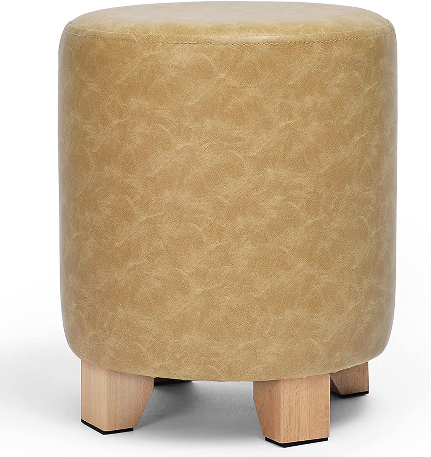 Reposapiés otomano de PU ideal para sala de estar y dormitorio