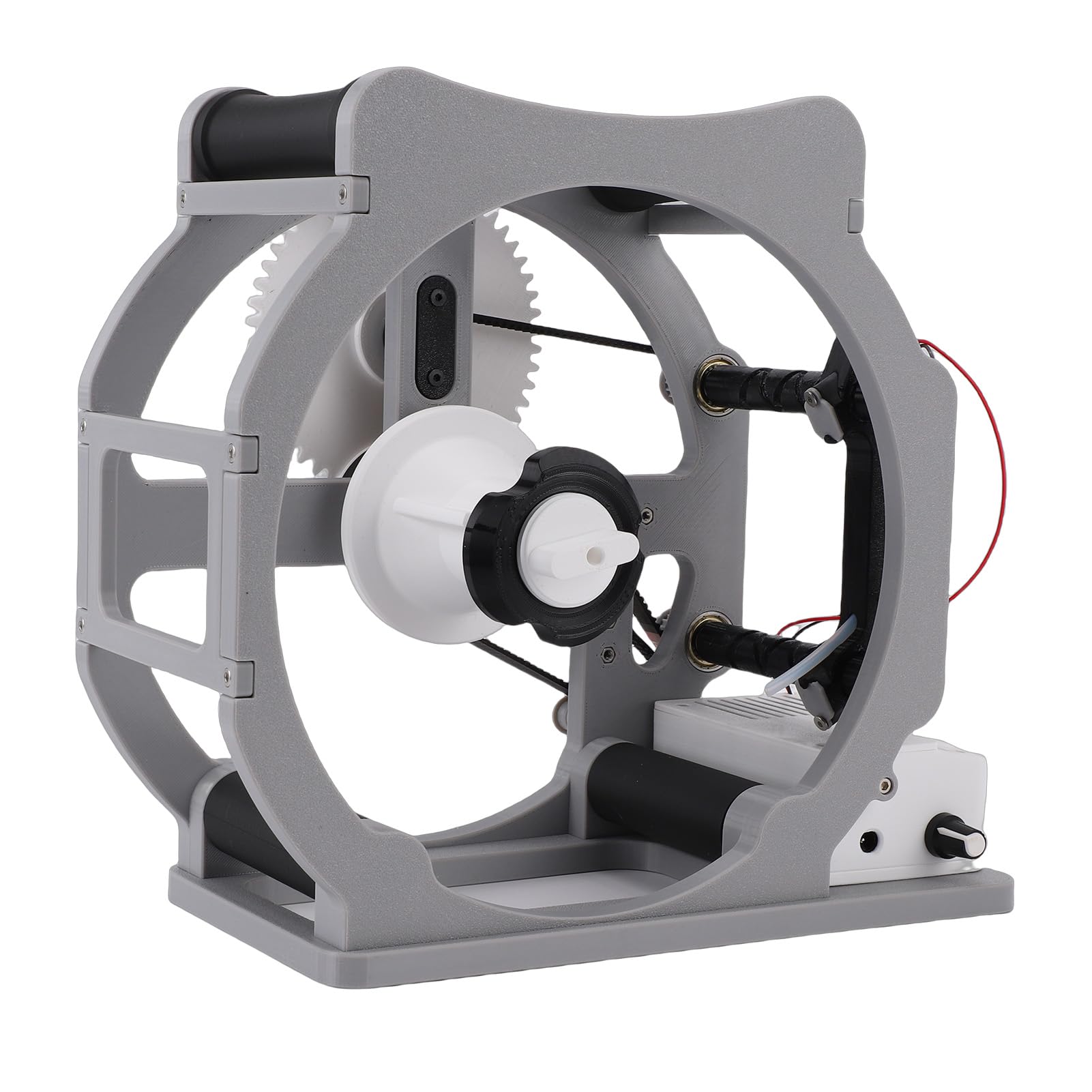 Aramox Bobinadora de Filamentos de Impresión 3D Rebobinadora Automática Sensor de Filamentos Bobinadora de Eléctricos con Adaptador de Suministro para PLA PETG ABS TPU (Enchufe de la UE)