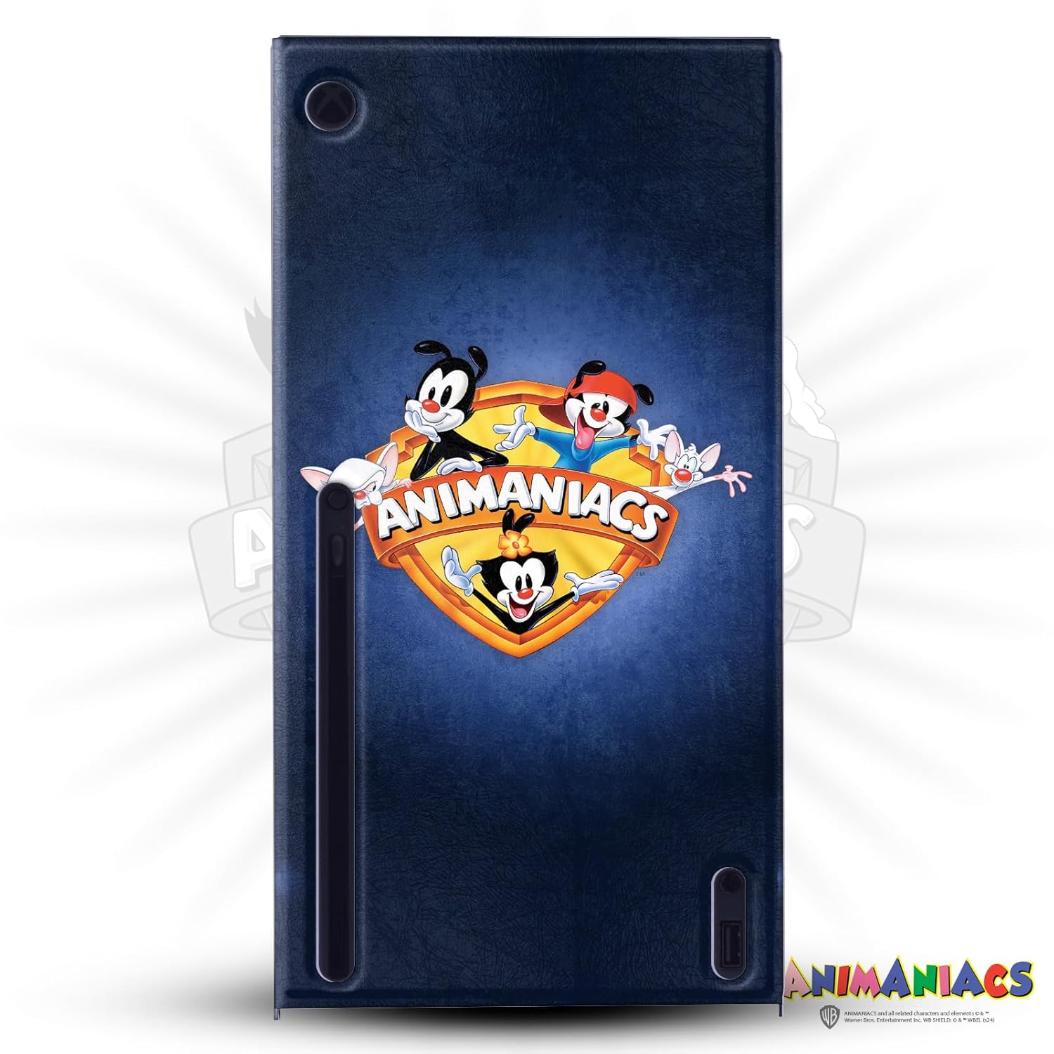 Head Case Designs Officially Licensed Animaniacs Logo Graphic Art Game Console Wrap and Game Controller Skin Bundle Compatible With Xbox Series X