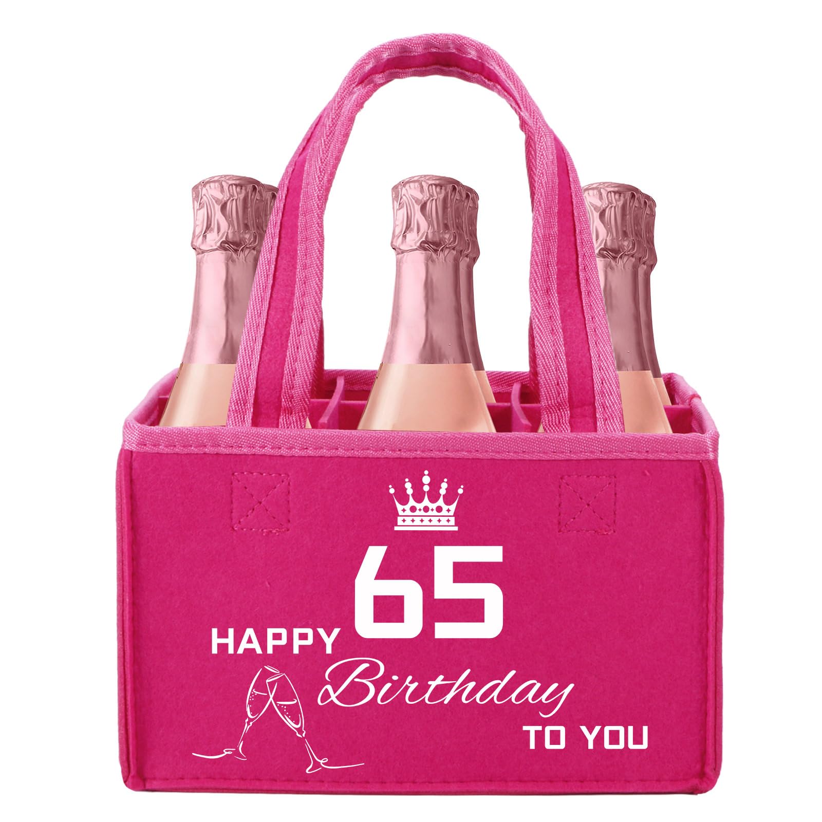 UV STYLISH Lustige Flaschentasche Handtasche 6 Flaschen Tragetasche Feierabend | Feierabend Getränketasche für Bier, Sekt, Prosecco & Sprudel
