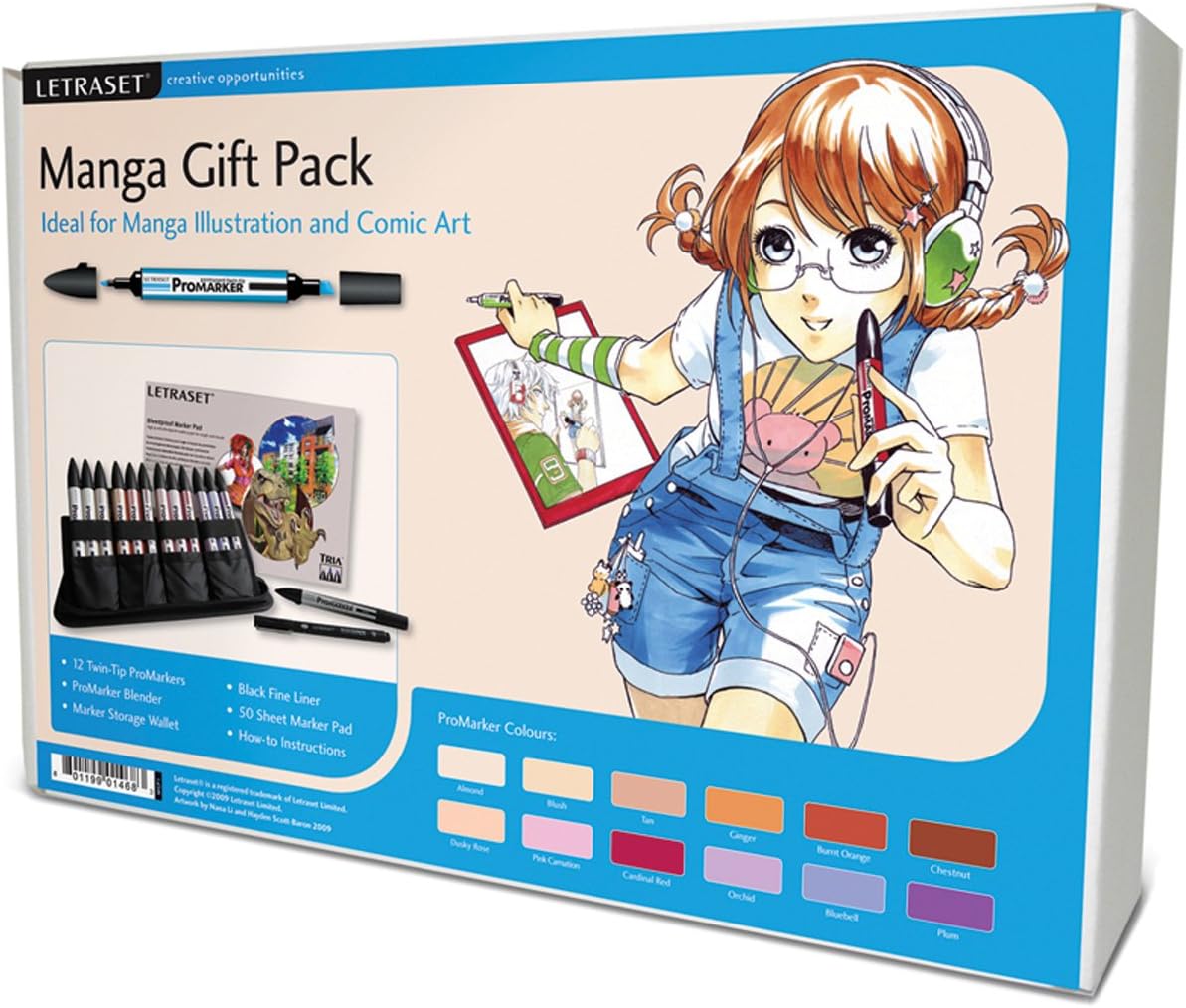 Letraset Pro Marker Manga Gift Pack
