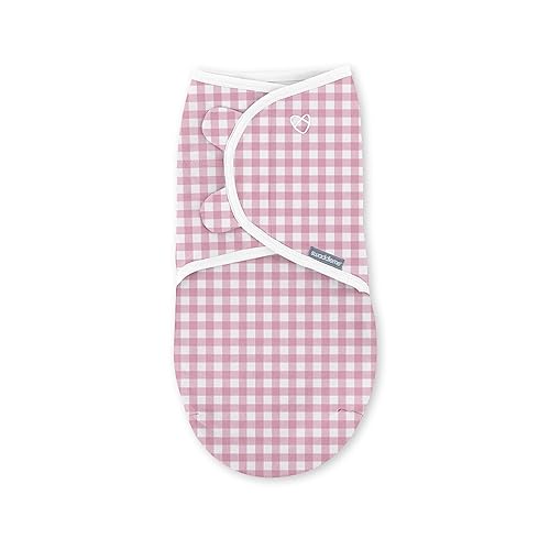 Miniatura 18 de SwaddleMe by Ingenuity Original Swaddle, 100% algodón, mejora el sueño y calma el reflejo de sobresalto, 0-3 meses, paquete de 3 - Jungle Drops