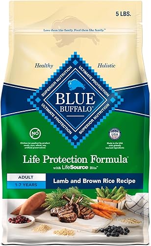 Vista 152 de Blue Buffalo Life Protection Formula - Alimento seco natural, para perros adultos, con pescado y arroz integral, 34 libras