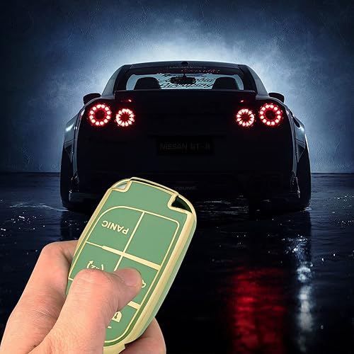 Miniatura 6 de XIYANG TRADE Funda para llavero de Jeep con llavero, estuche de llave de TPU suave con protección completa, adecuada para Jeep Grand Cherokee