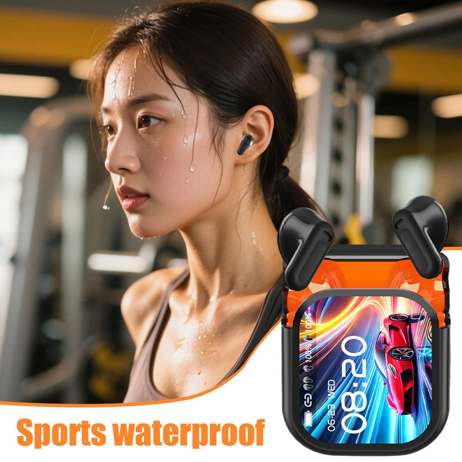 Auricolari Traduttore In Reale Wireless Cancellazione Rumore Touchscreen | Auricolari Traduttore Traduzione In Reale Touchscreen Per Uomo Donna Viaggi Studio Sport Lavoro Palestra Compleanno