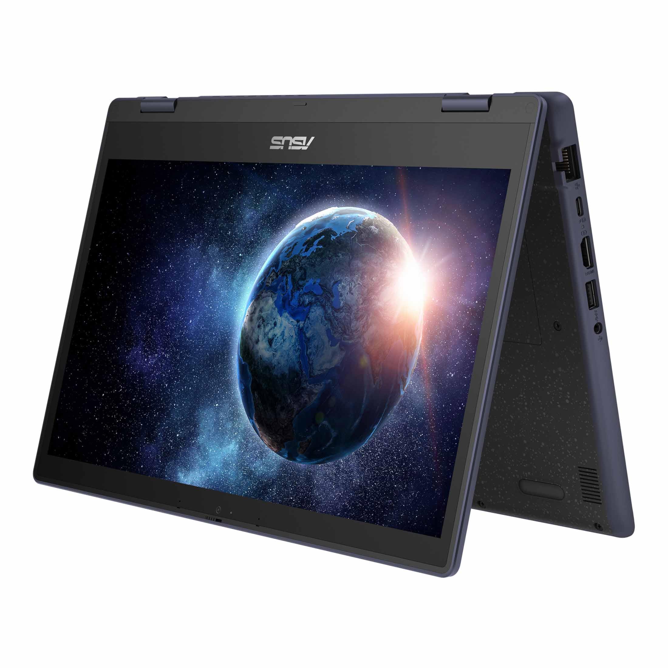 ASUS ExpertBook BR | 14" Touch | Core i3 N305 | RAM: 8GB | SSD: 1TB | Convertible in Mineral Grey | FHD | inkl. Stift | Windows 11 Pro | Office 2024 Pro | Notebooktasche