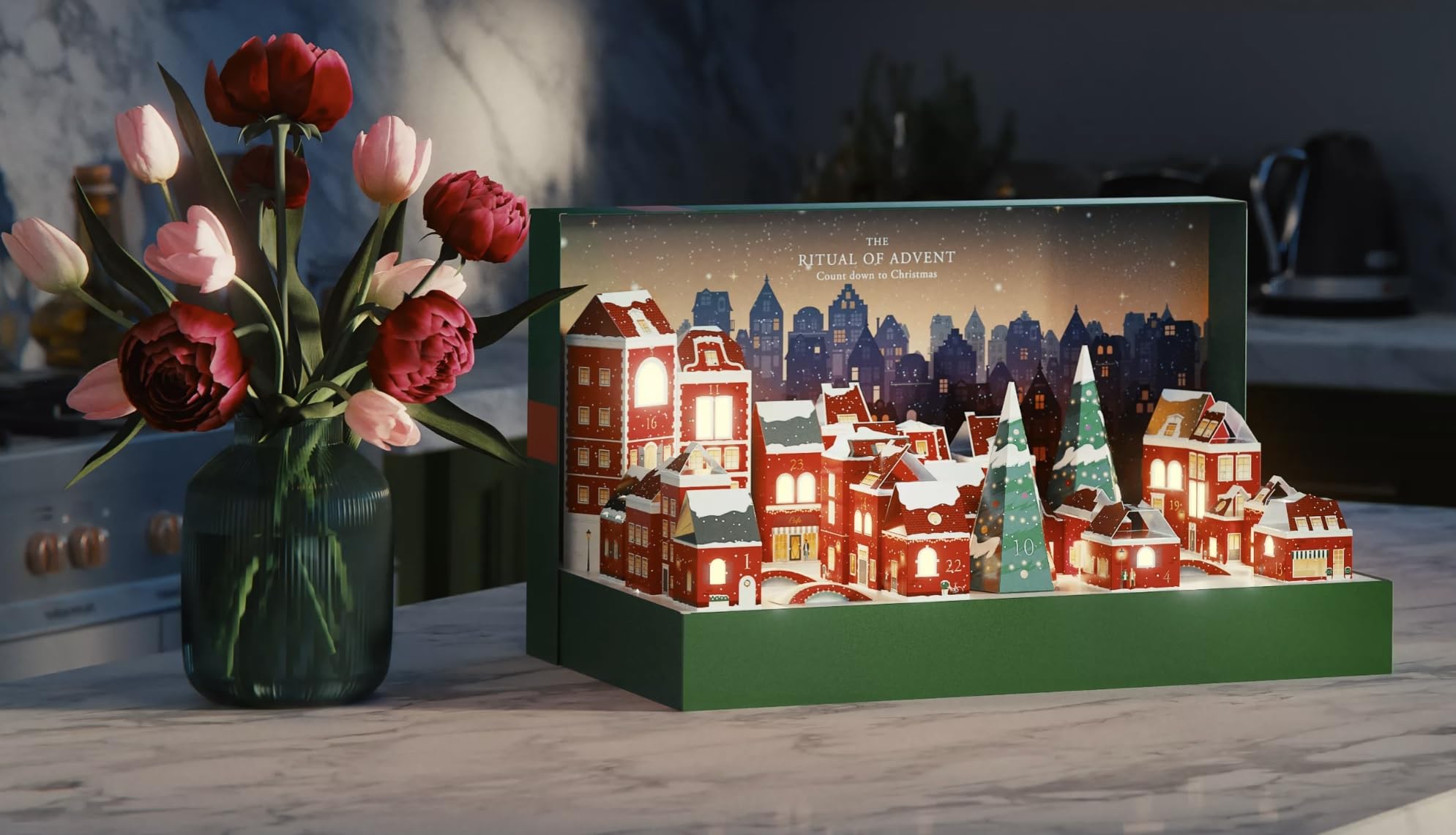 JUNG Adventskalender 2025 Frauen DELUXE, Kosmetik Advent Kalender für Frau & Mädchen, 24 Geschenke, Pflege Weihnachtskalender, Adventkalender