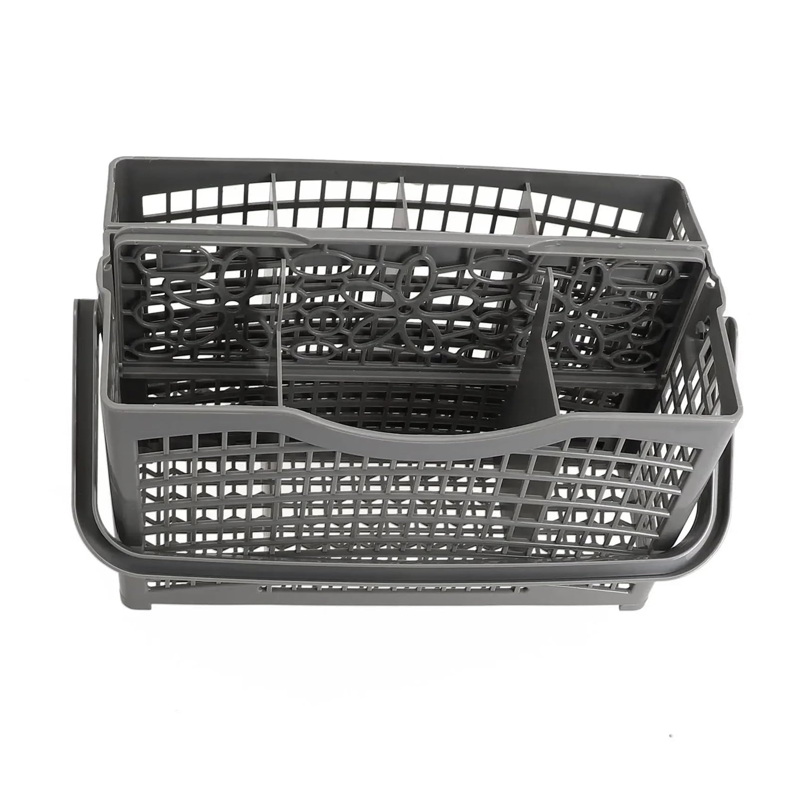 Panier à couverts universel durable pour Juno et la plupart des lave-vaisselles – Design gris pour un rangement efficace des ustensiles et une organisation de la cuisine, accessoire idéal pour